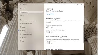 How to Enable Predictive Text on Windows 10 Tutorial [upl. by Sorcha]