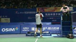 F  MD  Cai Yun  Fu Haifeng vs Jung J S  Lee Y D  2011 Li Ning China Masters [upl. by Sirhc588]