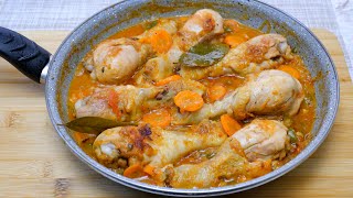 Cómo hacer Muslos de Pollo Jugosos y Ricos Receta fácil rápida y riquísima😋 Pollo en salsa [upl. by Nollid306]