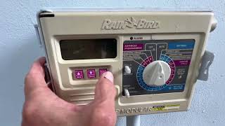 How to test your Rainbird Sprinkler System Zones [upl. by Reaht]