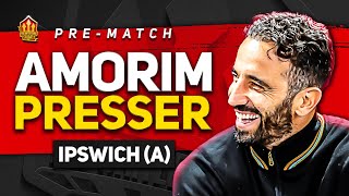 MY WAY OR LEAVE Amorim Press Conference Reaction Ipswich vs Manchester United [upl. by Aivyls]