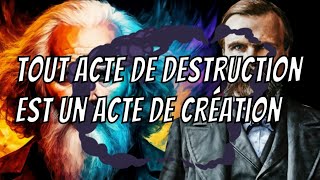 Tout acte de destruction est un acte de création Nietzsche et Marx  Lessentiel [upl. by Onfre]