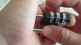 How to reset your new combination padlock [upl. by Ainegul951]