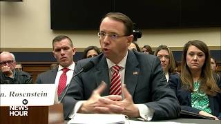 WATCH Deputy AG Rosenstein testifies before House Judiciary Committee 12 [upl. by Latreece]