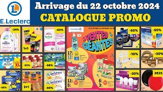 catalogue LECLERC ventes géantes ✅ Du 22 octobre au 2 novembre 🔥 Arrivage maison promos deals pub [upl. by Bickart281]