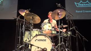 Rene Creemers Drum solo at Adams Drumworld festival 2012 [upl. by Lagasse]