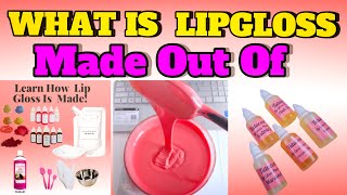 What ingredients Is LIP GLOSS made out of lipgloss [upl. by Cordeelia]