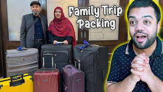 Family Trip Ki Packing Ho Gai 😍  Chota Bhai Emotional Ho Geya 😭💔 [upl. by Notrab]