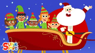 Five Little Elves  Christmas Song For Kids  Super Simple Songs [upl. by Festatus385]