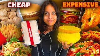 EXTREME Cheap VS Expensive Food Challenge 😱😱 [upl. by Asus]