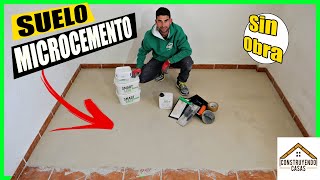 🔶 Instalar un SUELO de MICROCEMENTO 🔶 PASO a PASO  hazlo tu mismo SIN OBRAS [upl. by Perot593]