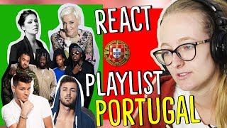 REACT MÚSICAS PORTUGUESAS QUE VOCÊ PRECISA OUVIR PLAYLIST DO MOMENTO PARTE 3  Betina Broch [upl. by Rabbi]