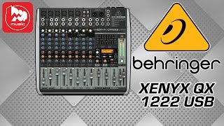 BEHRINGER QX1222USB  микшер серии XENYX Portable Mixer amp USB Audio Interface [upl. by Ecidnac]