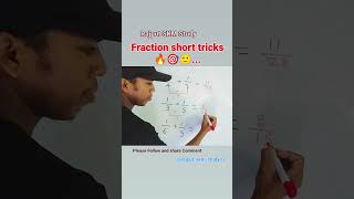 Fraction short tricks 🤔🔥 math fraction questions [upl. by Noret]