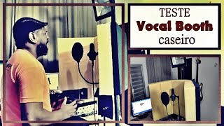 ✅ VOCAL BOOTH  CASEIRO  TESTE [upl. by Sidell]