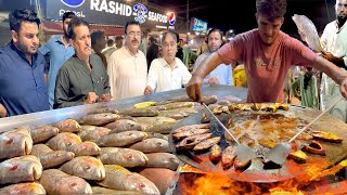 BANGLADESHS FAMOUS MASALA FRIED FISH amp GRILLED FISH AT KARACHIS BIGGEST SEAFOOD STREET [upl. by Atnamas]