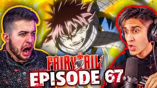 NATSU VS ZERO  Fairy Tail Episode 67 REACTION  Group Reaction [upl. by Corrie361]