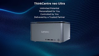 Introducing the Lenovo ThinkCentre neo Ultra  Ultra small in size heavy on AI capabilities [upl. by Alec602]