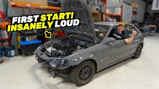 2000 Honda Civic KSwap Quick Build  PT 2 [upl. by Furey]