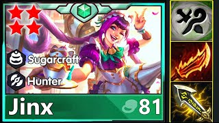 Worlds First 81Cost 4Star Jinx ⭐⭐⭐⭐ ft 9 Multistriker [upl. by Hopfinger]