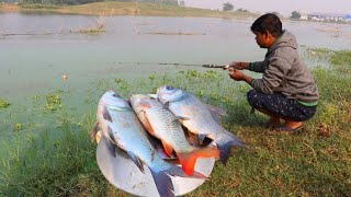 Fishing Video  The traditional boys fishing talent is extraordinary and wonderful  Hook trap [upl. by Worden]