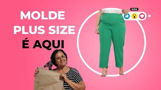 MOLDE DE CALÇA ALFAIATARIATamanho plus size [upl. by Mini466]