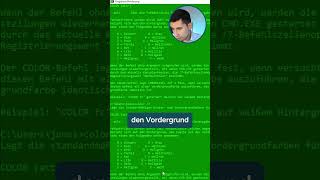 Farbe ändern in der Kommandozeile coding settings colors [upl. by Tipton13]
