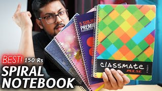 Best Spiral Notebook for Students 150 Rs Classmate Pulse Luxor Converge Youva Doms Spiral 🔥🔥 [upl. by Ailahs]