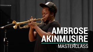 Masterclass amb AMBROSE AKINMUSIRE  Cicle LiceuJazz [upl. by Ahsieka]