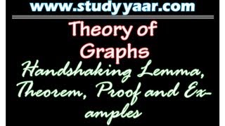 Handshaking Lemma Theorem Proof and Examples [upl. by Atneciv]