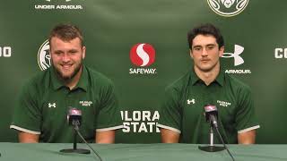 Colorado State Football Players Weekly Press Conference  Week 1 2023 [upl. by Annairba]