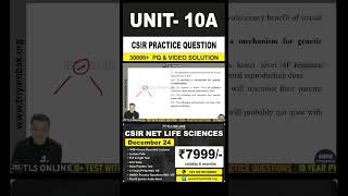 CSIR Practice Question  Unit 10 Ecological Principles  Topic A The Environment [upl. by Deana]