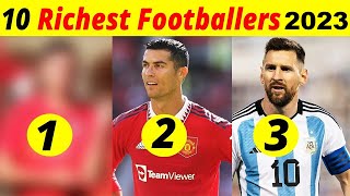 Top 10 Richest Footballers 2024 [upl. by Nannaihr877]