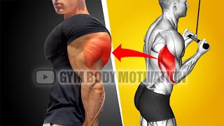 8 Best Tricep Exercises for Bigger Arms  Gym Body Motivation [upl. by Ezmeralda55]