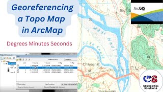 StepbyStep Guide Georeferencing Topographic Maps in ArcMap [upl. by Yrrum674]