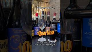 DidYouKnow a quartino is a carafe that can hold a 12 bottle of grape juice wine imeddiecano [upl. by Ailalue]