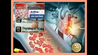 A A S  Ácido Acetl Salicilico  Clopidogrel  afinar o sangue [upl. by Sucramad995]