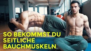 So bekommst du seitliche Bauchmuskeln Zuhause oder im Gym [upl. by Fife]