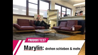 Koinor „MARILYN“ Sofagarnitur verstellbar verschiebbar und drehbar aus Leder Dragon [upl. by Ashlin]