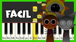 Incredibox Sprunki Phase 3 Sounds 👉 Piano Tutorial [upl. by Segal]