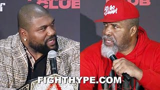 SHANNON BRIGGS amp RAMPAGE JACKSON TRADE quotCRYBABYquot WORDS DISAGREE ON quotRESPECTquot AFTER TEAM BOXING LOSS [upl. by Cornwall]