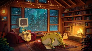 a little snow ❄ stop overthinking relaxing music chill lofi hip hop beats [upl. by Allebara]