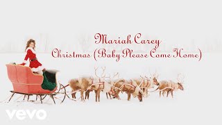 Mariah Carey  Christmas Baby Please Come Home Official Lyric Video [upl. by Reinold]