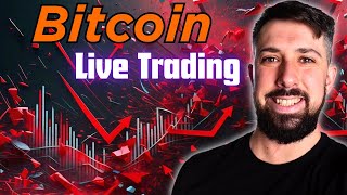 Live Bitcoin Trading📉📈 Crypto and Market Analysis [upl. by Sul50]