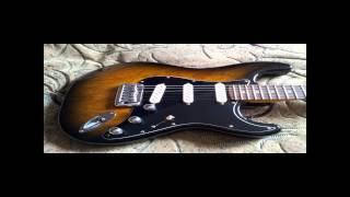 Warmoth Stratocaster with Zexcoil hum canceling Throaty Buckers pickups Sound Demo [upl. by Mulry]