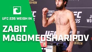 Zabit Magomedsharipov Full UFC 235 Early Weigh In Video [upl. by Madlin617]