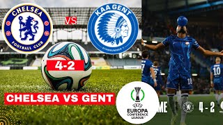 Chelsea vs Gent 42 Live Stream UEFA Conference League Football Match Score 2024 Highlights KAA FC [upl. by Ocsecnarf]