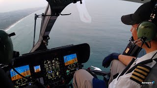 Airbus H145  Cockpit flight [upl. by Irrem43]