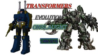 ONSLAUGHT Evolution in Cartoons Movies and Video Games 19852018  Transformers [upl. by Rolfe]