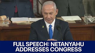 FULL SPEECH Israeli Prime Minister Benjamin Netanyahu addresses US Congress  FOX 7 Austin [upl. by Sidonius292]